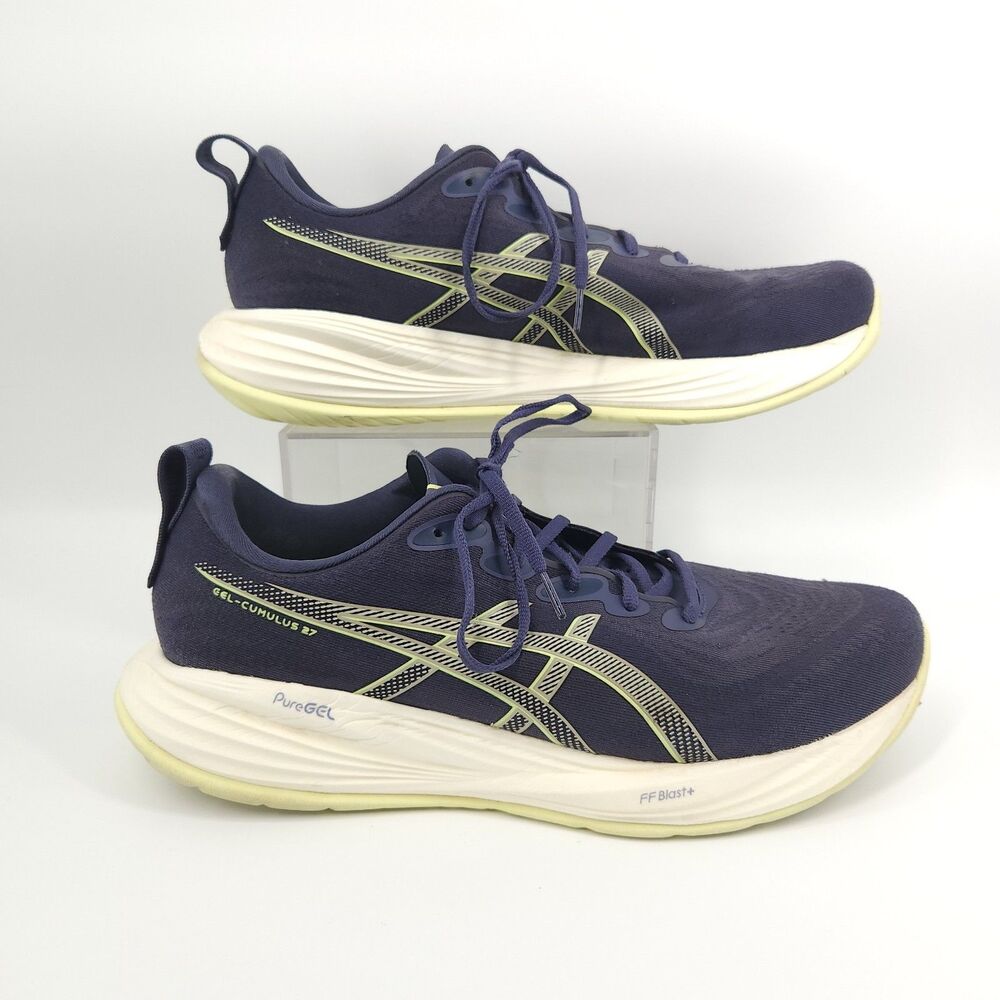 Asics Gel-Cumulus 27 Shoes Mens Size 15 Blue Purple Athletic Running